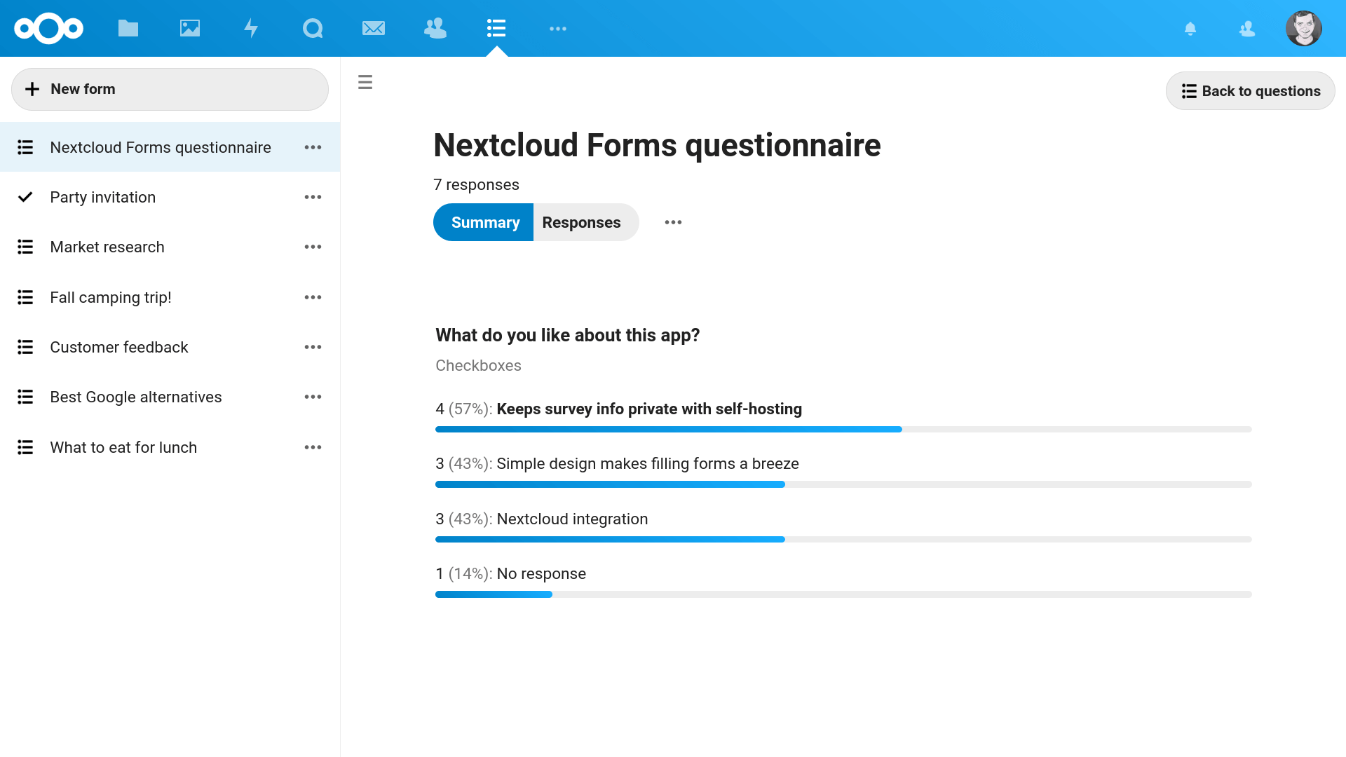 Nextcloud Forms
