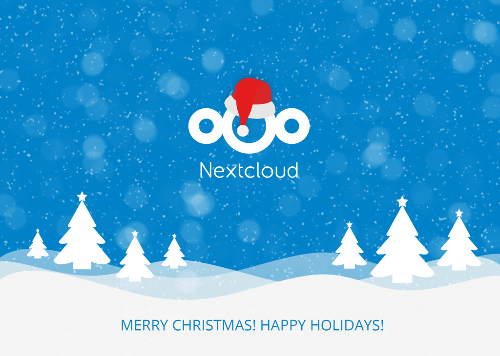 Nextcloud X-mas card