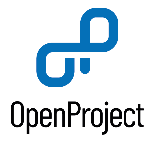 OpenProject Logo Blue and White