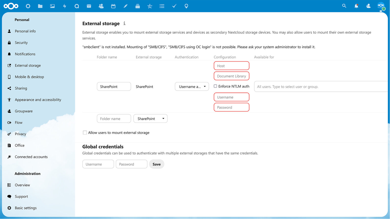 Nextcloud Files - Open source file sync and share platform