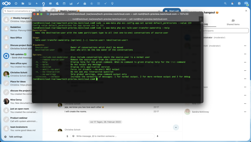 Nextcloud Talk in Hub 4 - next level video chat - Nextcloud