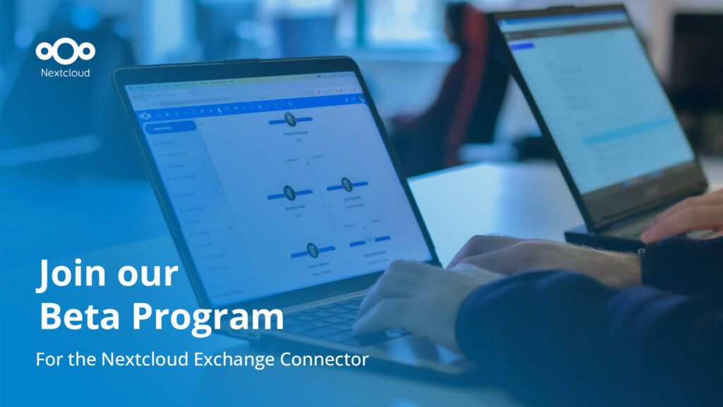 Nextcloud exchange connector beta program