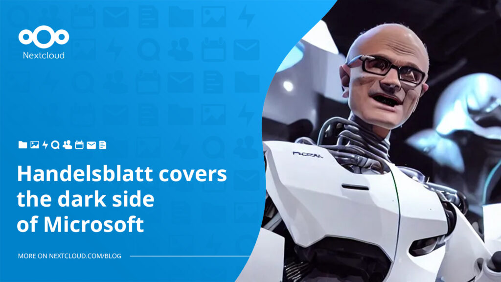 Handelsblatt covers the dark side of Microsoft