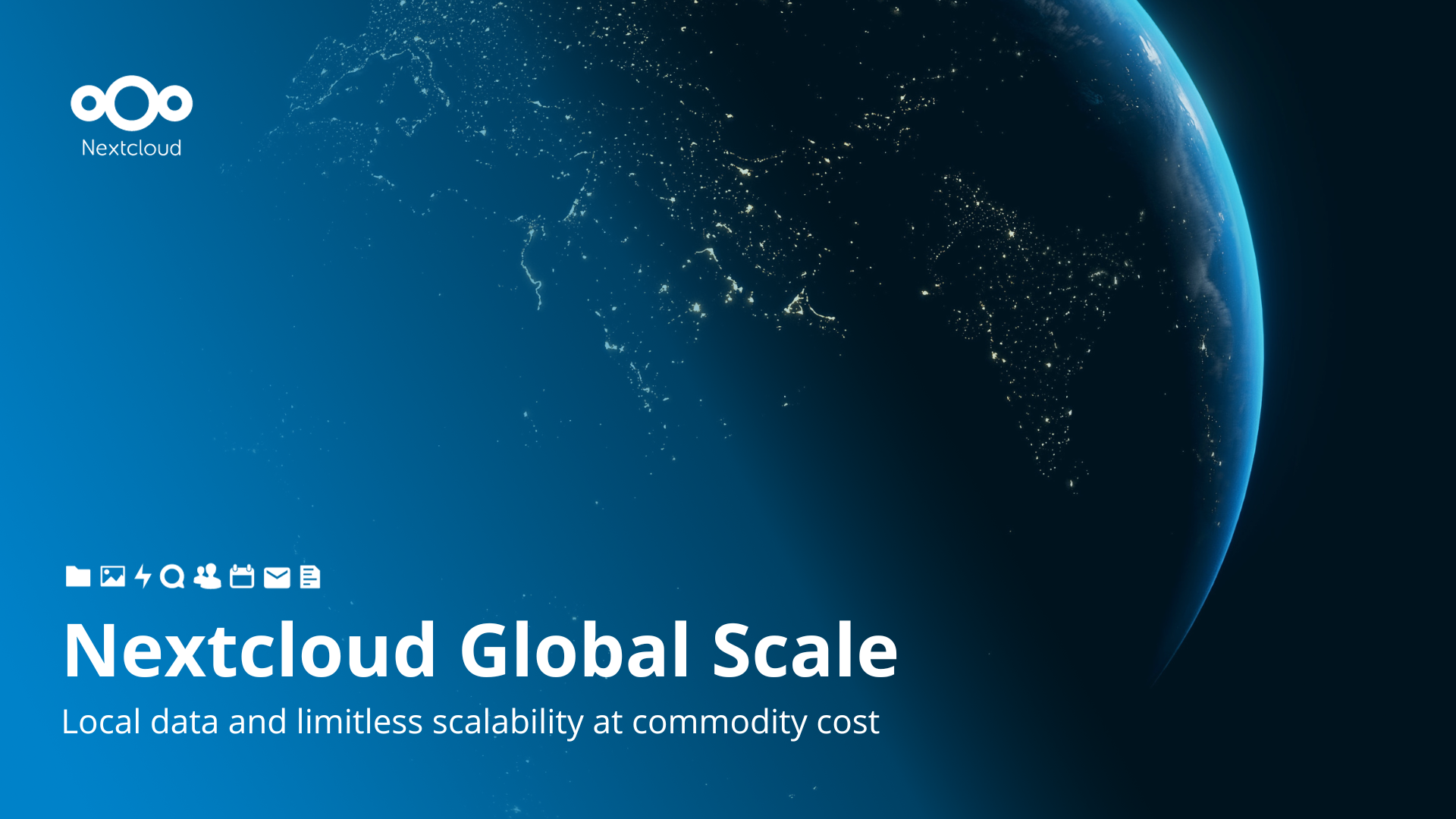 Nextcloud Global Scale: local data and limitless scalability at commodity cost