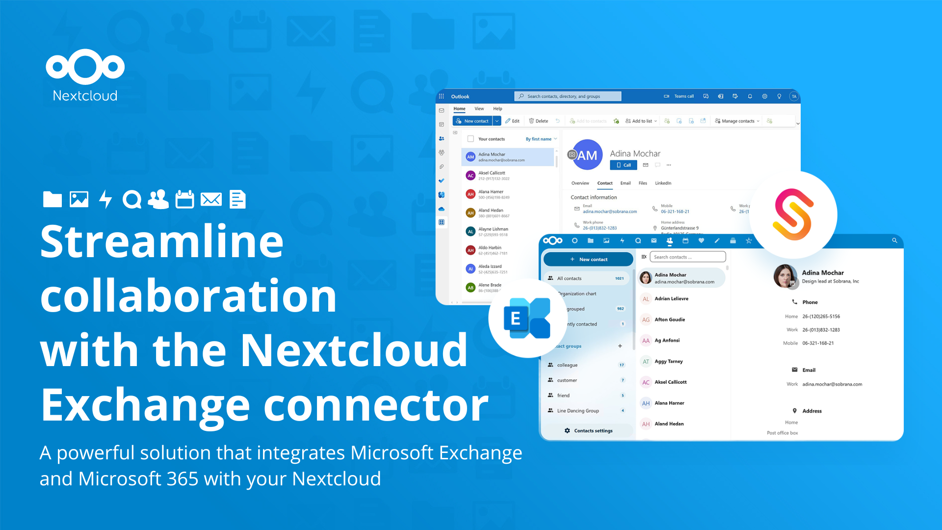 Streamline collaboration with the Nextcloud Exchange connector
