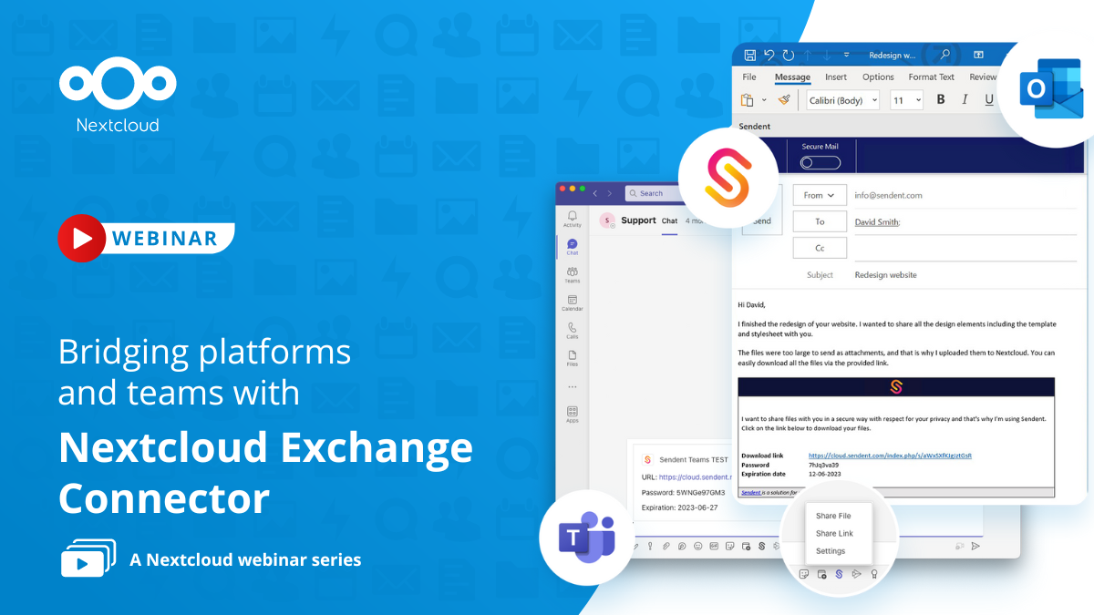 Bridging platforms and teams with Nextcloud Exchange Connector Nextcloud