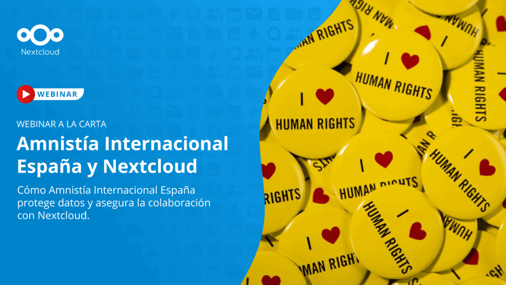 Amnistía Internacional España y Nextcloud