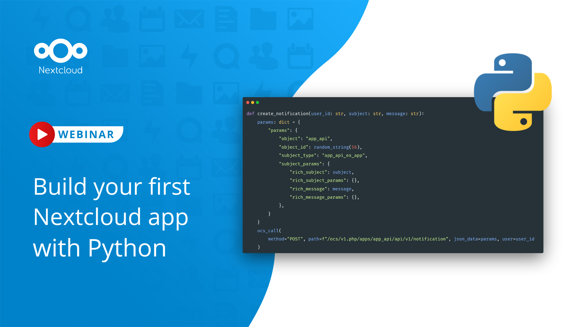 Build your first Nextcloud app with Python