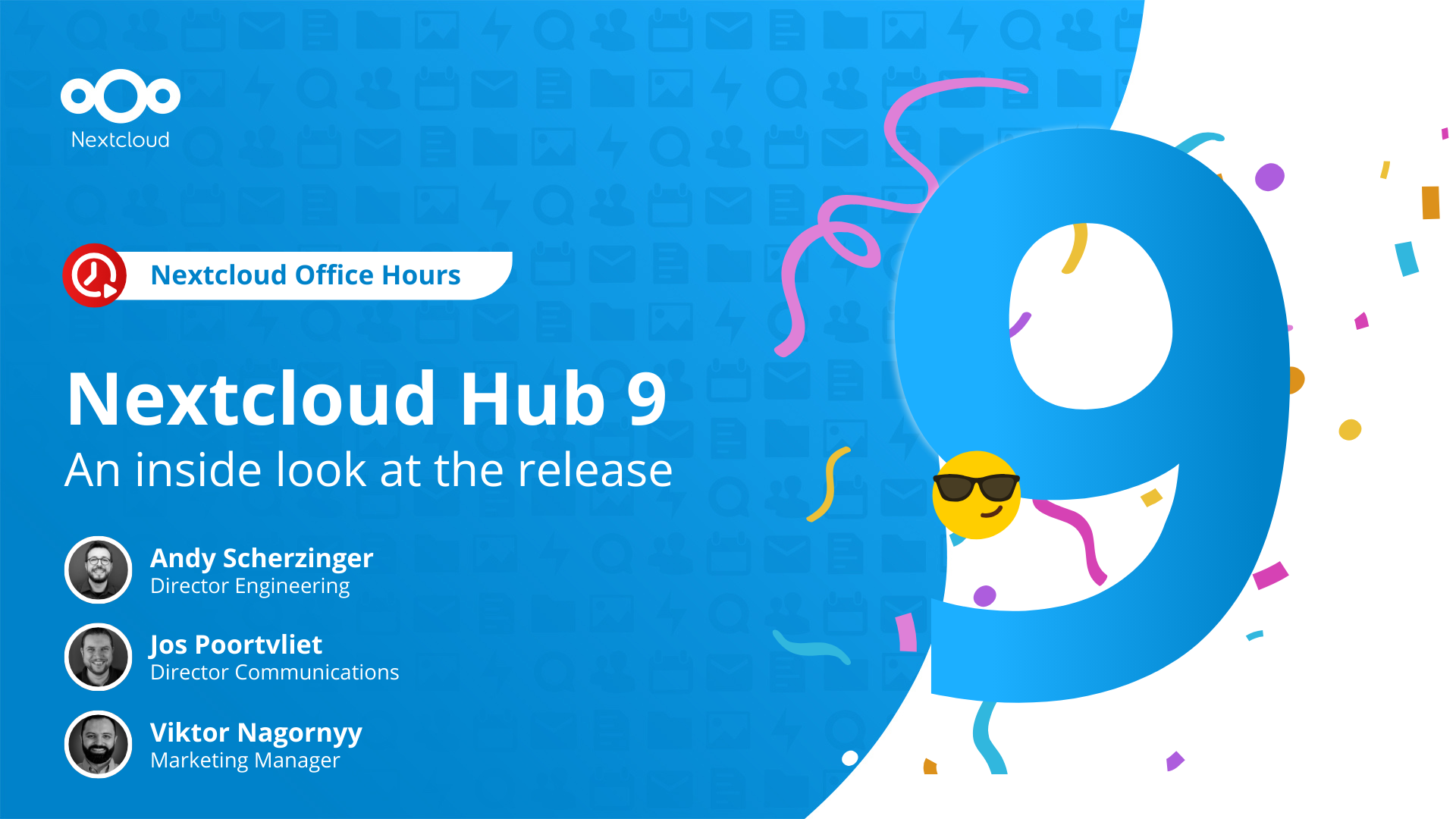 Nextcloud Office Hours: An inside look at Nextcloud Hub 9 release