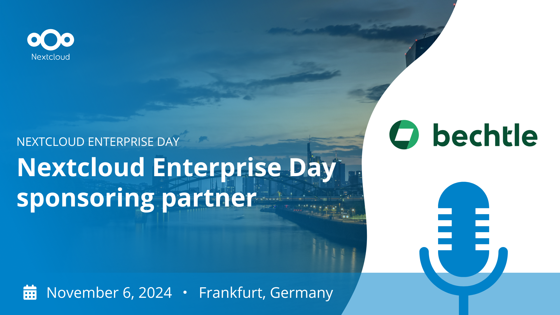 Bechtle: a new sponsor of Nextcloud Enterprise Day 2024 in Frankfurt