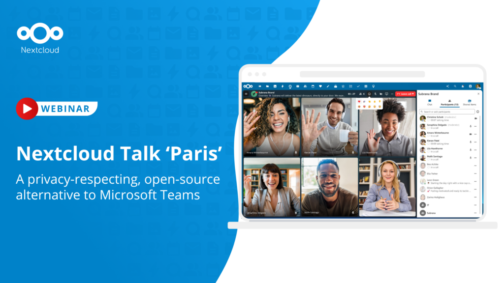 Nextcloud Talk "Paris"