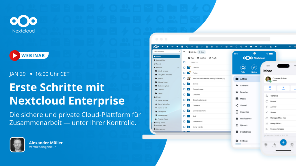 Erste Schritte mit Nextcloud Enterprise