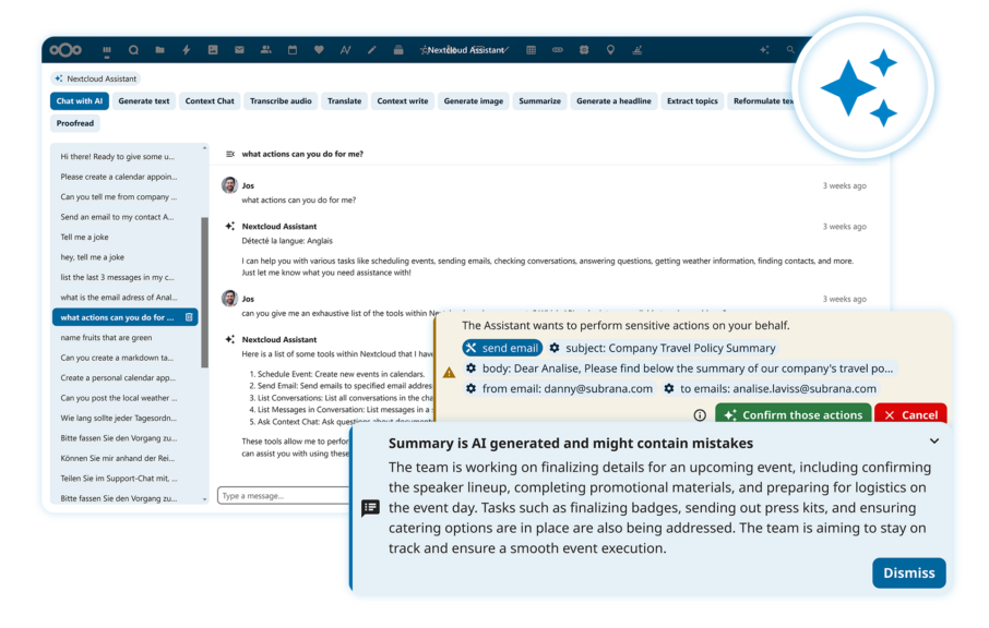 Nextcloud Assistant 3.0