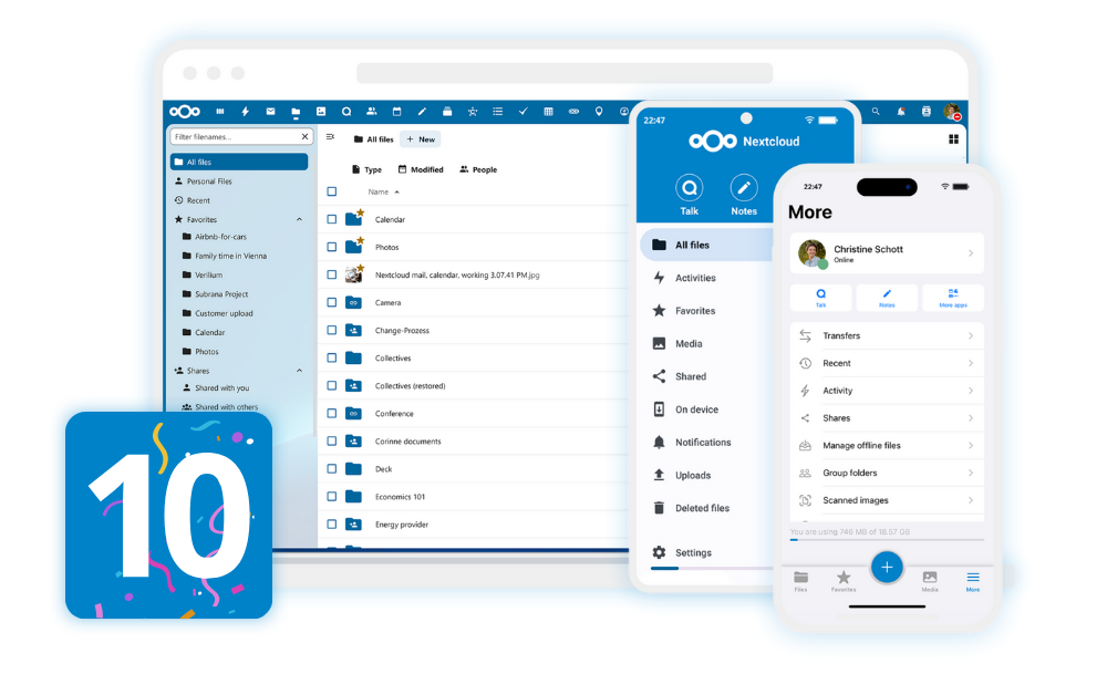 Nextcloud Hub 10 Instant trial