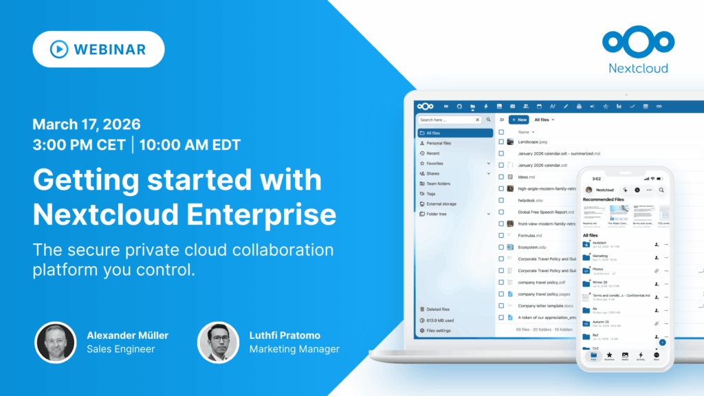 Getting started with Nextcloud Enterprise