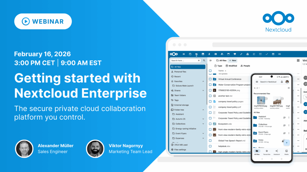 Getting started with Nextcloud Enterprise