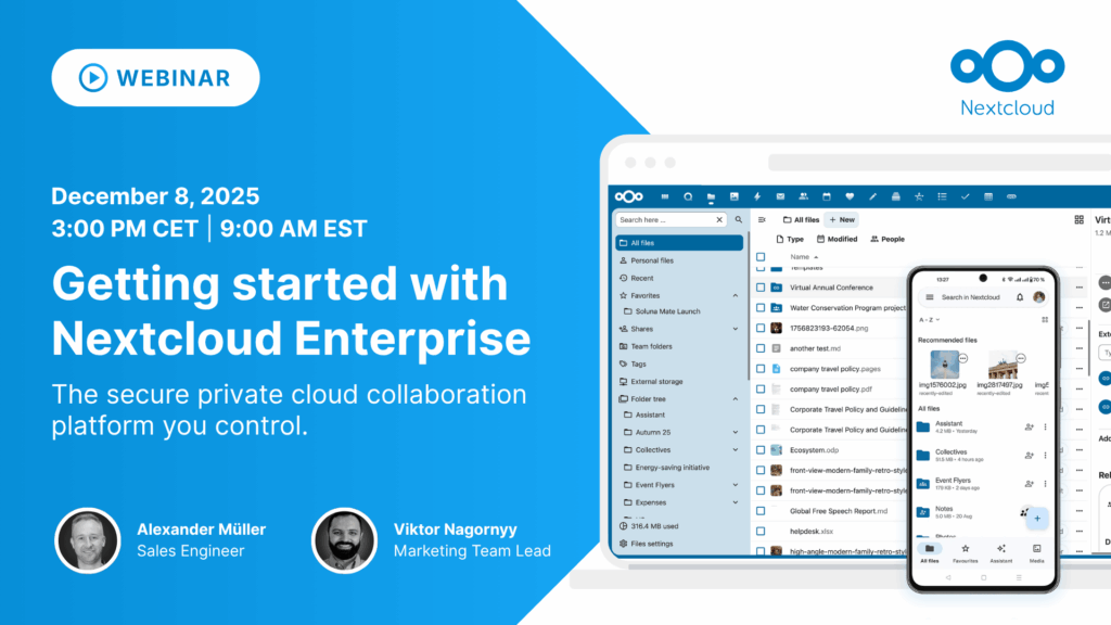 Getting started with Nextcloud Enterprise