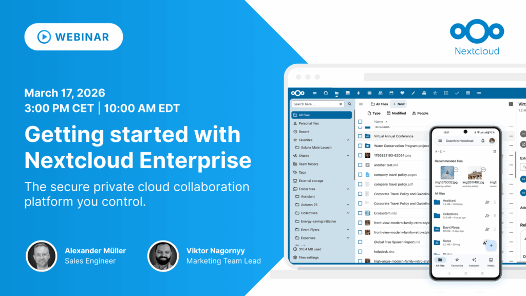 Getting started with Nextcloud Enterprise