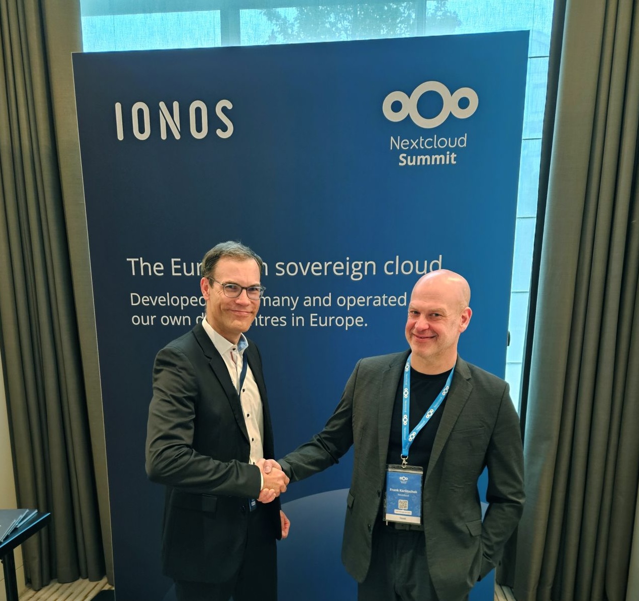 IONOS x Nextcloud joining forces at Nextcloud Summit