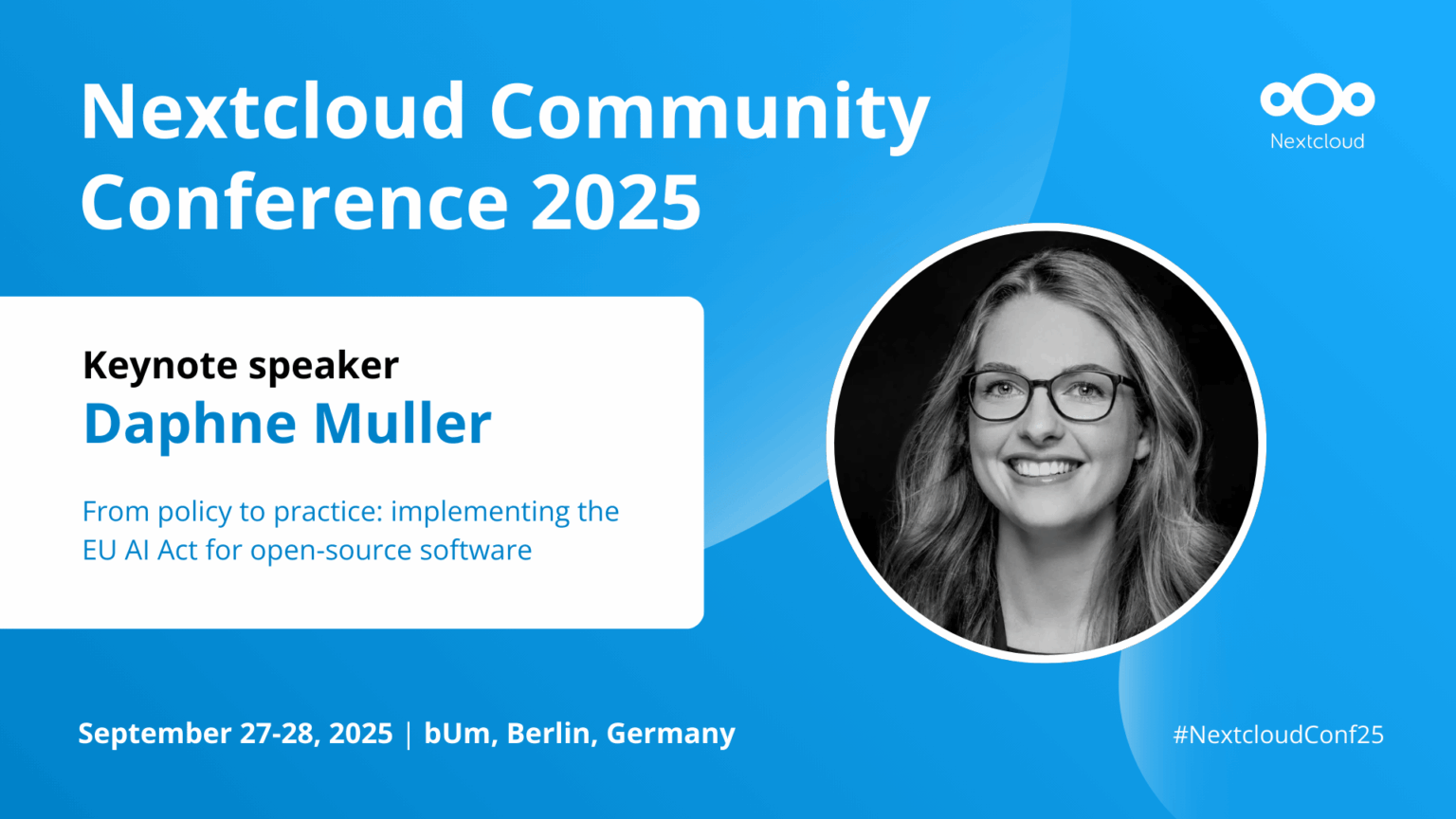The full program for the Nextcloud Community Conference 2025 is here ...