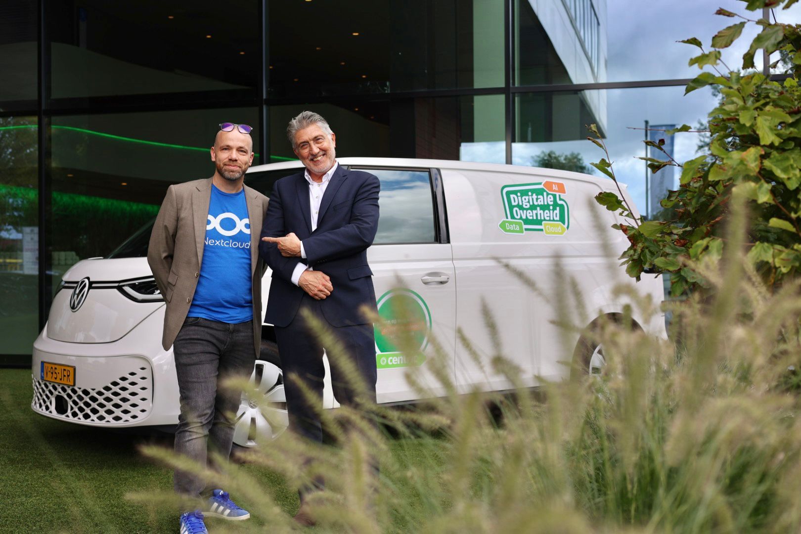 Photo of Fabrice Mous (Nextcloud) and Maarten Hillenaar (Centric)