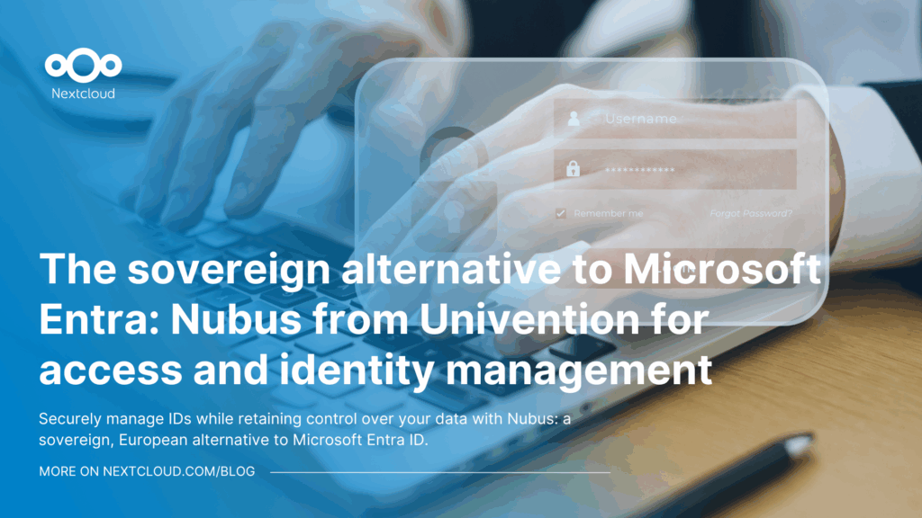 Featured image for blog post "Nubus from Univention as Microsoft Entra alternative"