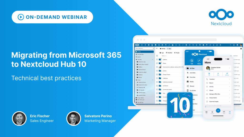 Migrating from MS 365 to NC Hub 10