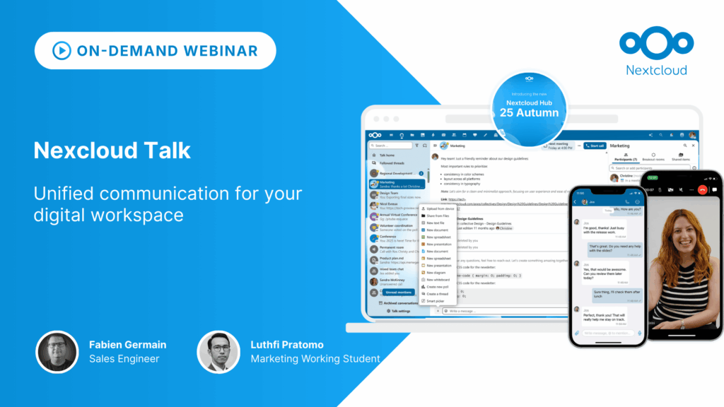 Nextcloud Talk unified communication