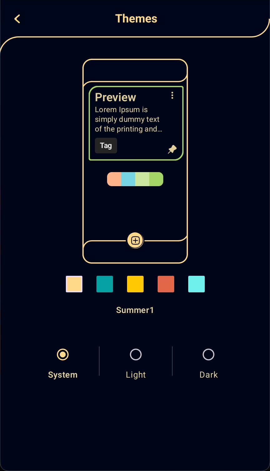 BrewMemo Theme Selector