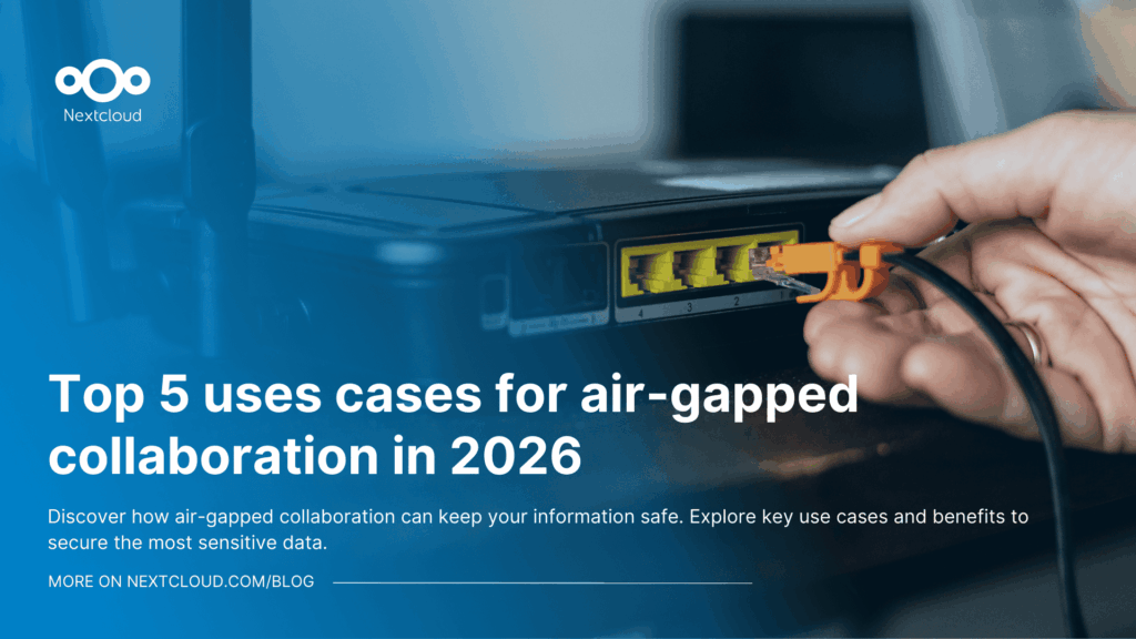 Featured image air-gapped collaboration blog post