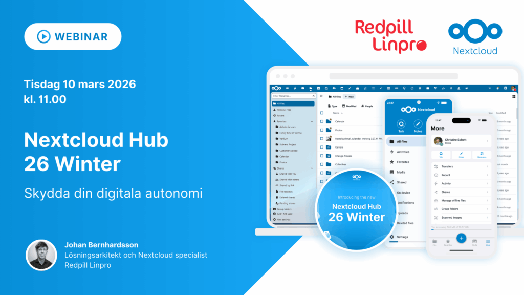 Nextcloud Hub 26 Winter: Skydda din digitala autonomi