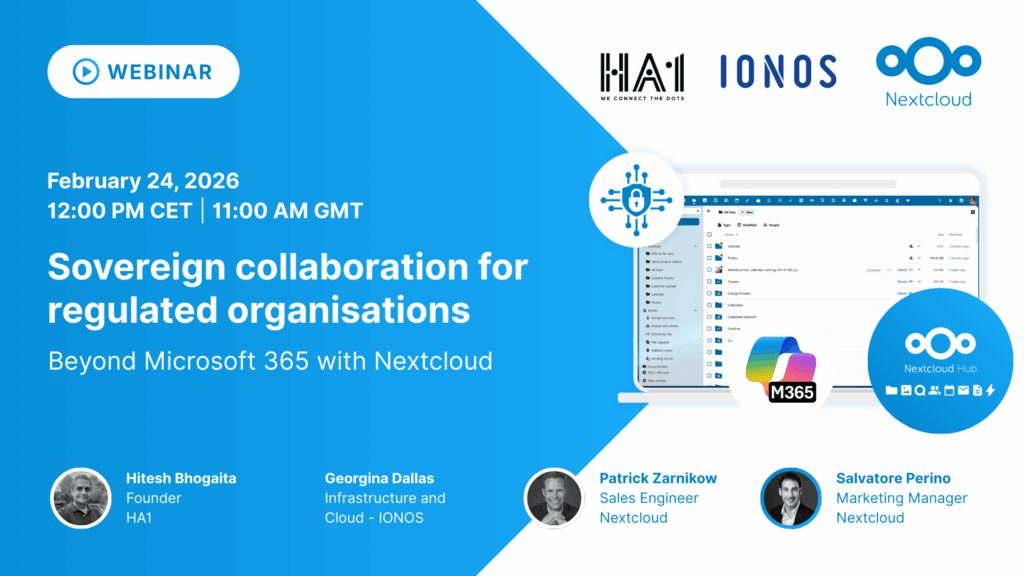 Sovereign collaboration for regulated organisations: Beyond Microsoft 365 with Nextcloud