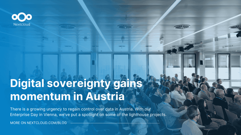 Blog featured image Digital sovereignty gains momentum in Austria with Nextcloud