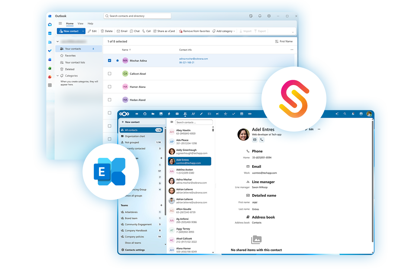 nextcloud-sendent-exchange-connector-integration