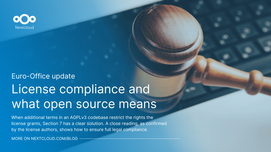 featured: Euro-Office update on open source & license compliance