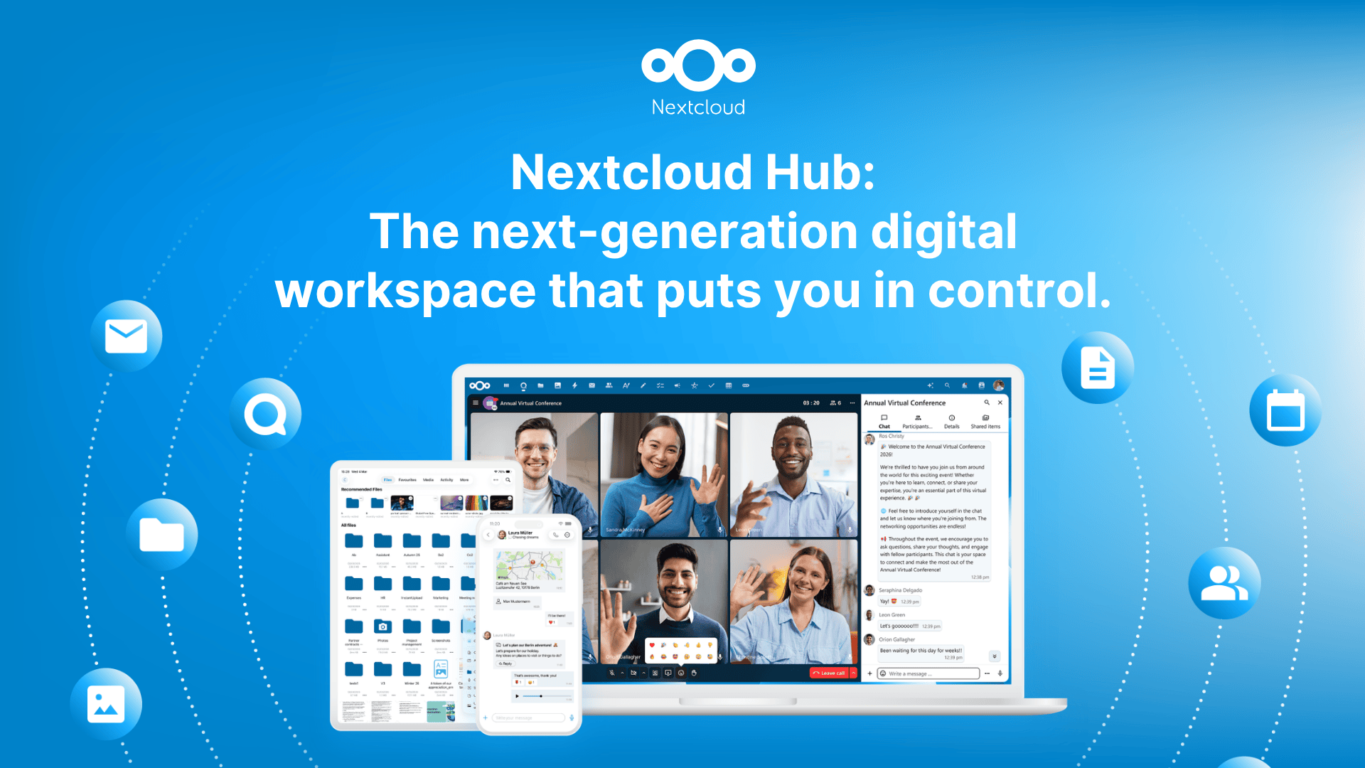 Nextcloud Hub - Die Plattform für sichere Online-Zusammenarbeit