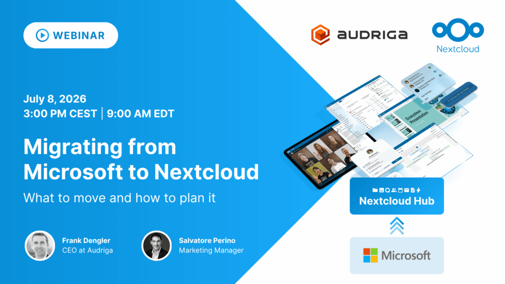 Migrating from Microsoft to Nextcloud: What to move and how to plan it