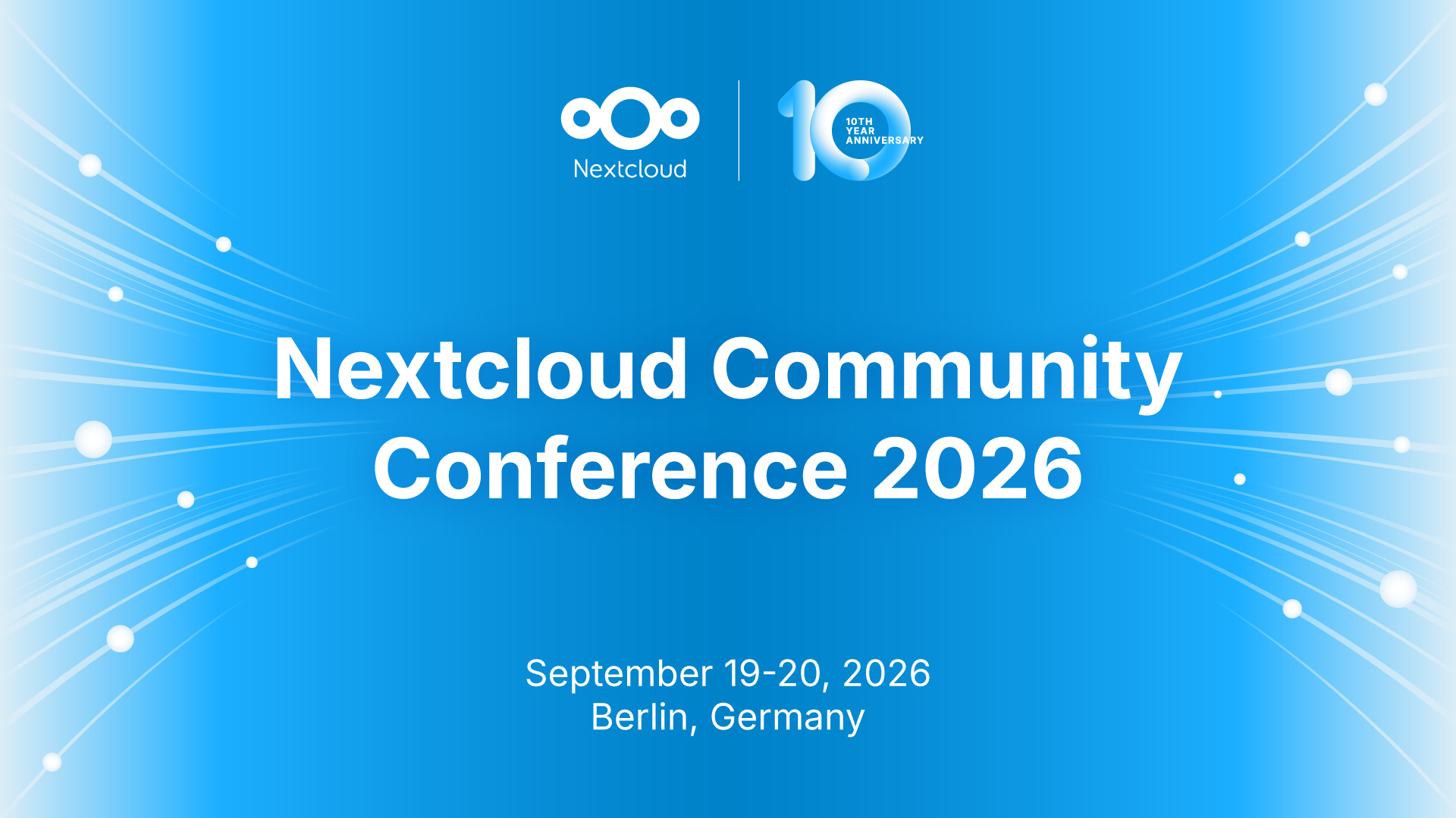 Nextcloud Community Conference 2026 Nextcloud Community Conference 2026