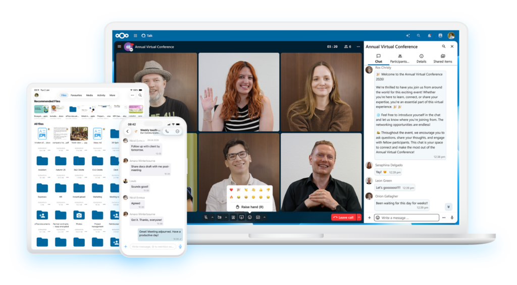 Nextcloud Hub: der digitale Workspace mit voller Datenkontrolle