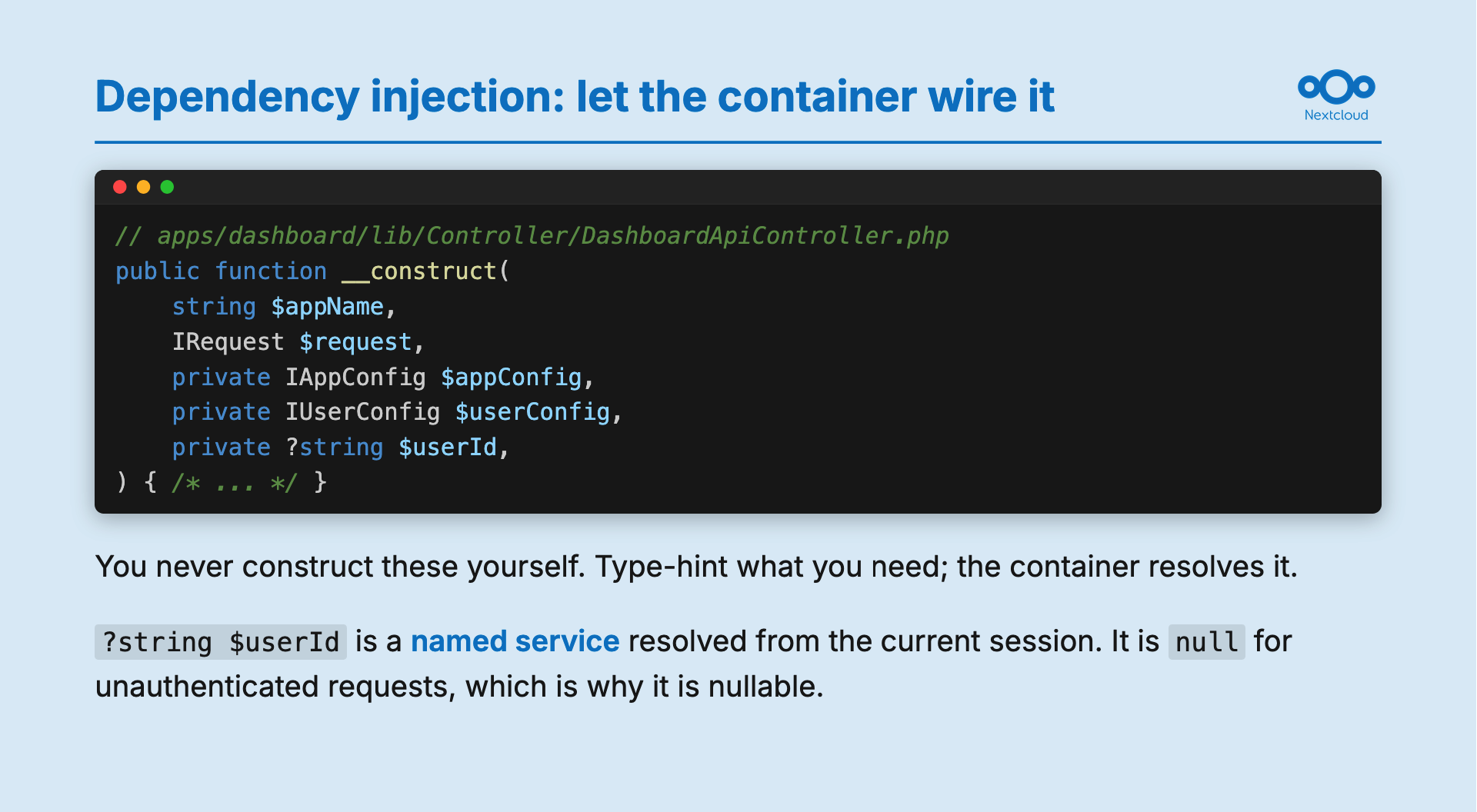 Dependency injection