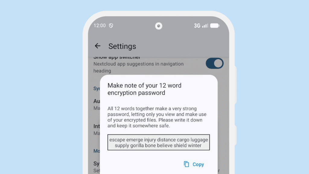 Nextcloud end-to-end Android – Hub 26 Summer