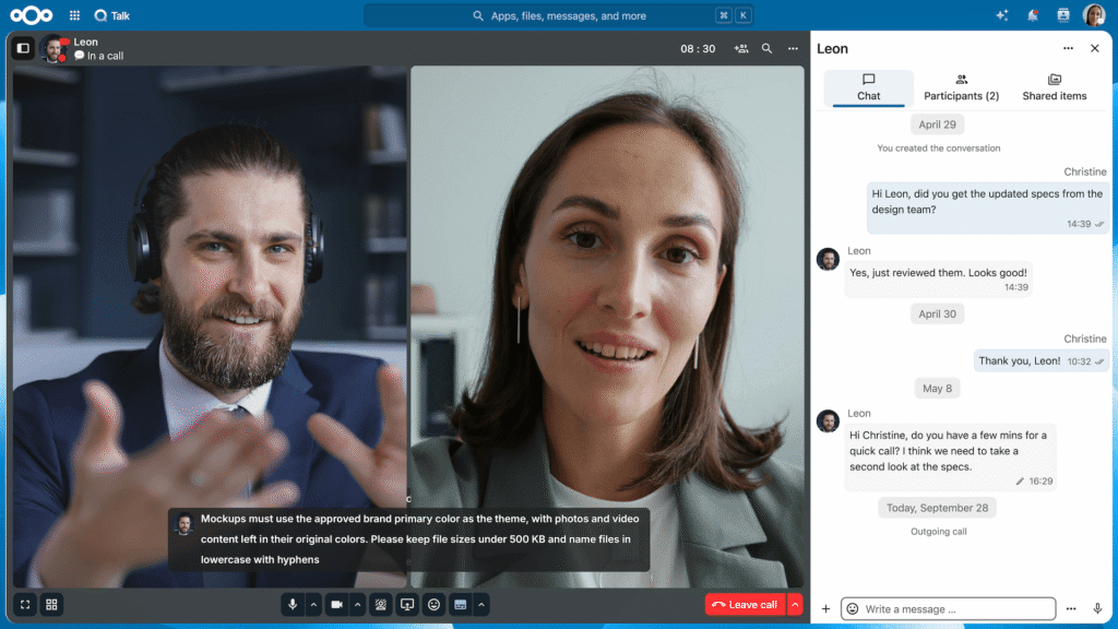 Nextcloud Talk live translations – Hub 26 Summer