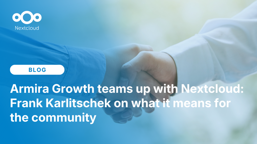 Armira Growth teams up with Nextcloud