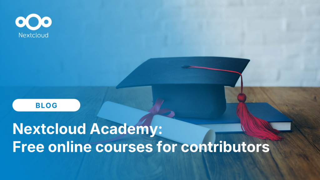 Nextcloud Academy: Free online courses for contributors