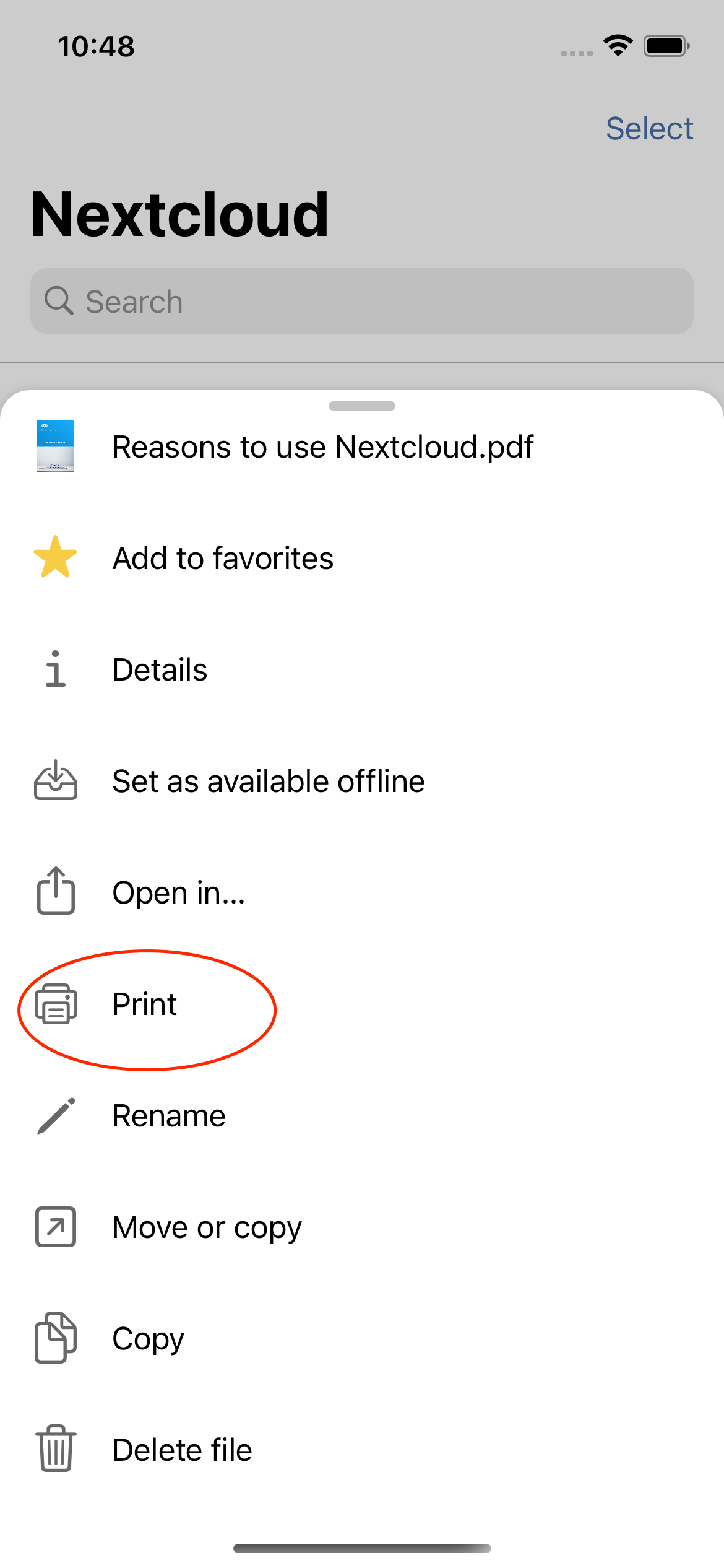 print images and pdf files
