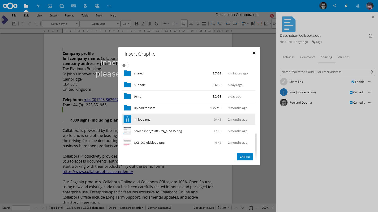 Nextcloud - Open source content collaboration platform