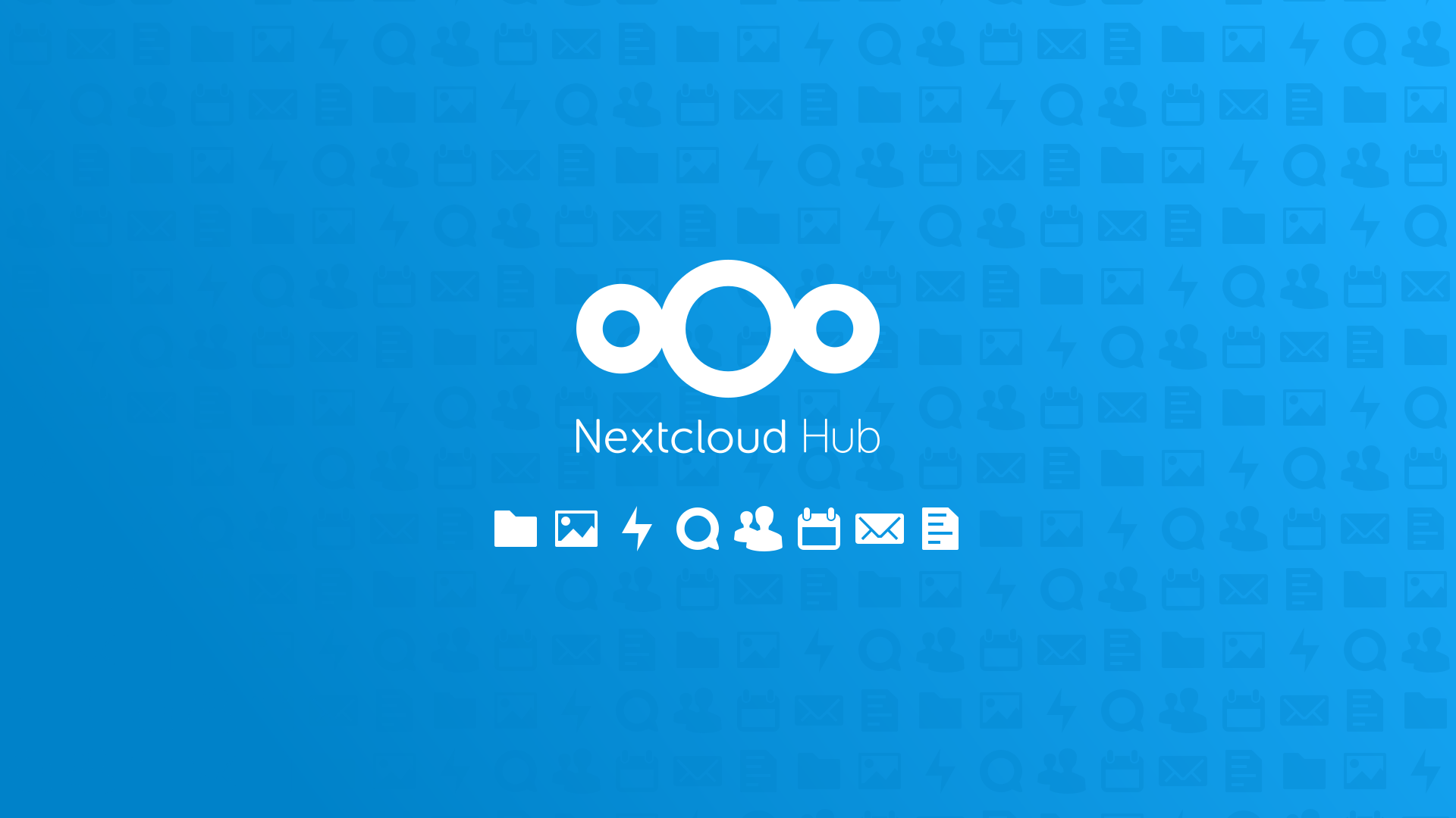 Nextcloud hub icons