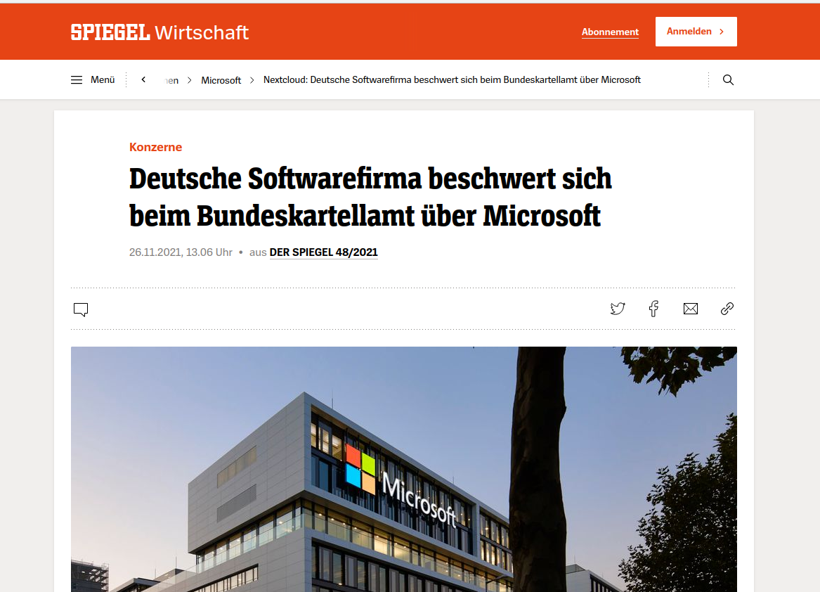 , EU-Technologiesektor kämpft für gleiche Wettbewerbsbedingungen mit Microsoft