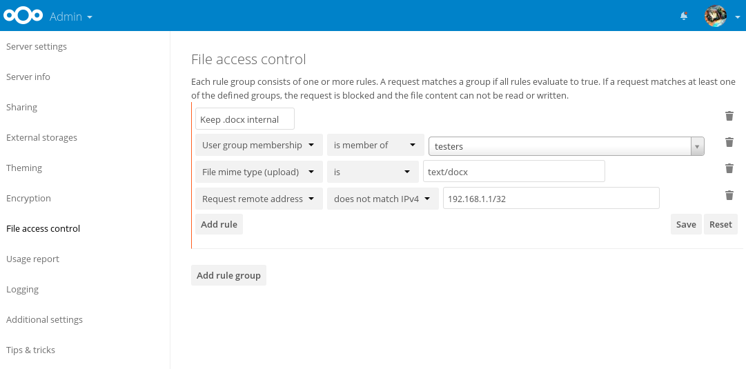 file access control