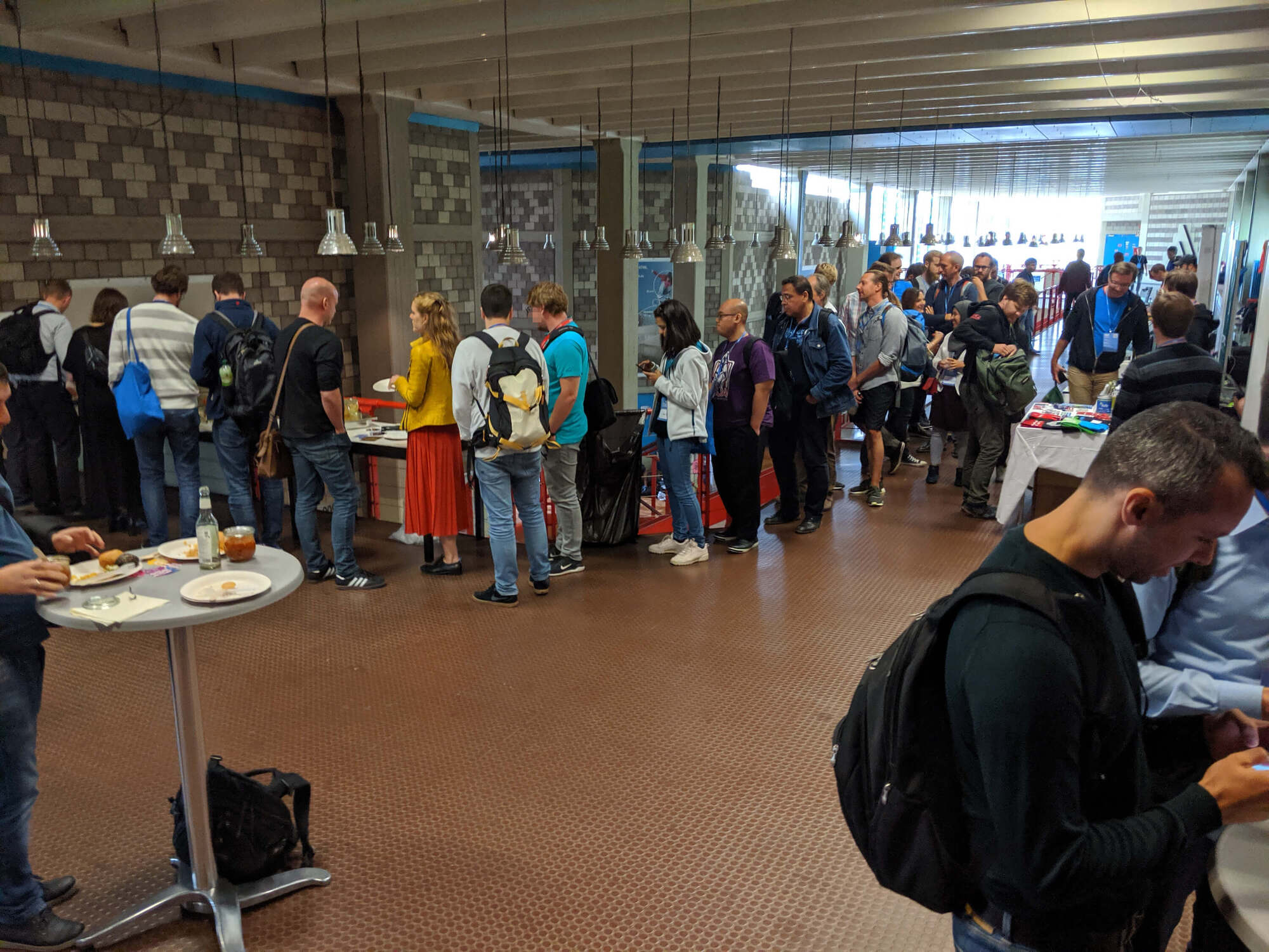 lunch line